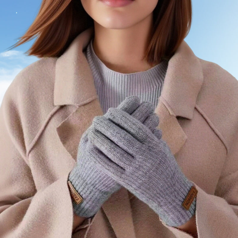 Warm Thermal Knit Touchscreen Gloves