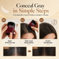 🥳2026 HOT SALE🥳💞50K+ SOLD! 💇‍♀️✨ 50% OFF! Temporary Gray Coverage Hair Color Stick – W-comb precision, peptide formula, sweatproof & quick-dry. Touch up silver strands in seconds! 🛡️✅