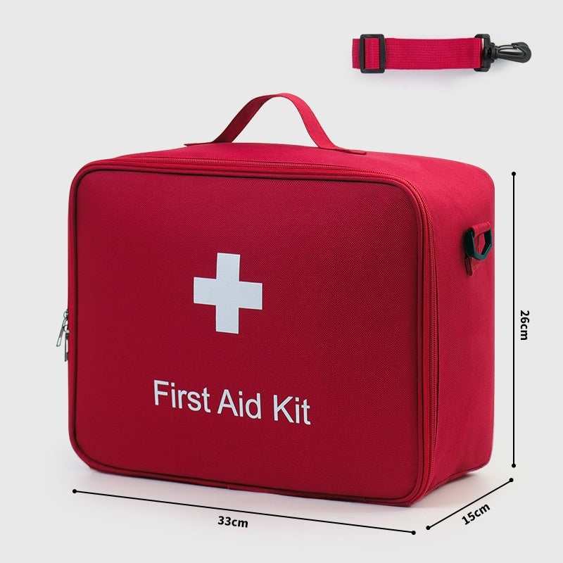 🥳2026 HOT SALE🥳💞50K+ SOLD! 🩹🧰 50% OFF! Portable Large Capacity First Aid Bag – multiple compartments, adjustable shoulder strap, durable Oxford fabric. Ready for home, travel & camping! 🛡️✅