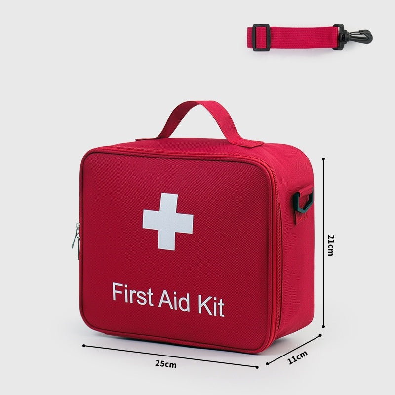 🥳2026 HOT SALE🥳💞50K+ SOLD! 🩹🧰 50% OFF! Portable Large Capacity First Aid Bag – multiple compartments, adjustable shoulder strap, durable Oxford fabric. Ready for home, travel & camping! 🛡️✅