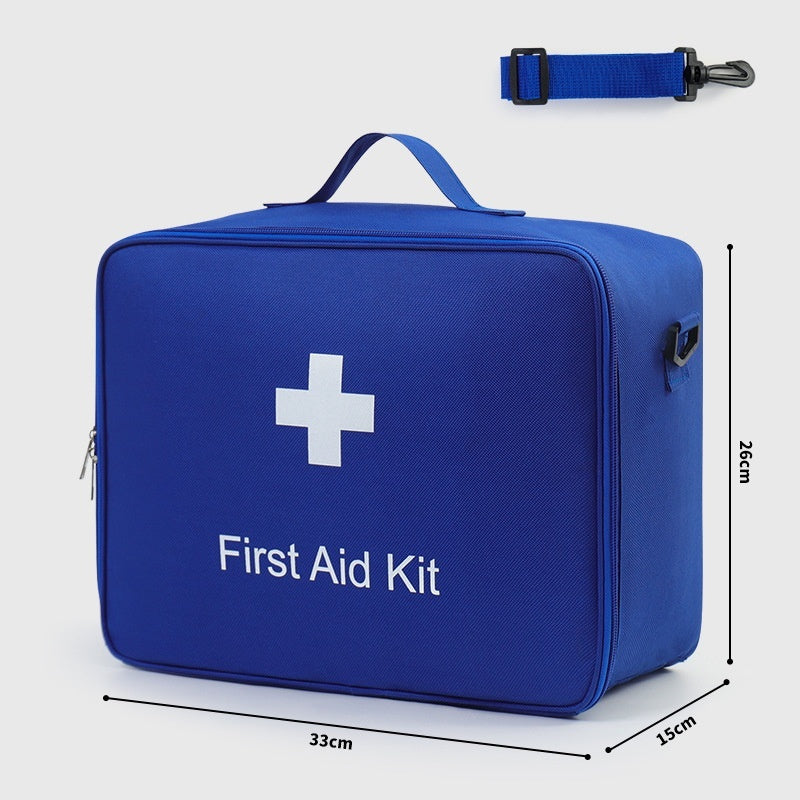 🥳2026 HOT SALE🥳💞50K+ SOLD! 🩹🧰 50% OFF! Portable Large Capacity First Aid Bag – multiple compartments, adjustable shoulder strap, durable Oxford fabric. Ready for home, travel & camping! 🛡️✅