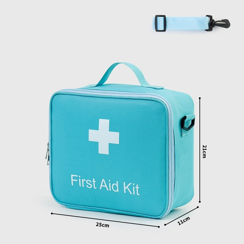 🥳2026 HOT SALE🥳💞50K+ SOLD! 🩹🧰 50% OFF! Portable Large Capacity First Aid Bag – multiple compartments, adjustable shoulder strap, durable Oxford fabric. Ready for home, travel & camping! 🛡️✅