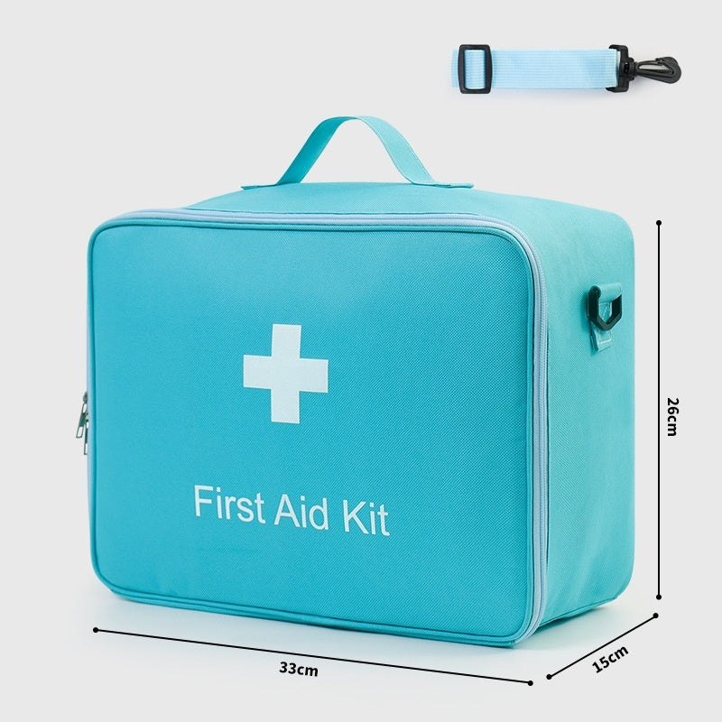 🥳2026 HOT SALE🥳💞50K+ SOLD! 🩹🧰 50% OFF! Portable Large Capacity First Aid Bag – multiple compartments, adjustable shoulder strap, durable Oxford fabric. Ready for home, travel & camping! 🛡️✅