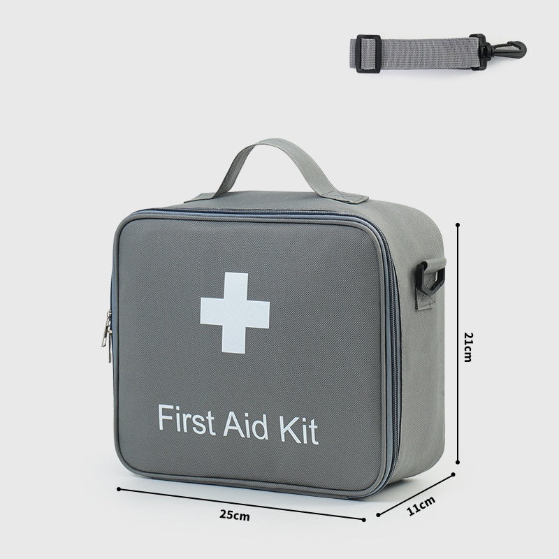 🥳2026 HOT SALE🥳💞50K+ SOLD! 🩹🧰 50% OFF! Portable Large Capacity First Aid Bag – multiple compartments, adjustable shoulder strap, durable Oxford fabric. Ready for home, travel & camping! 🛡️✅