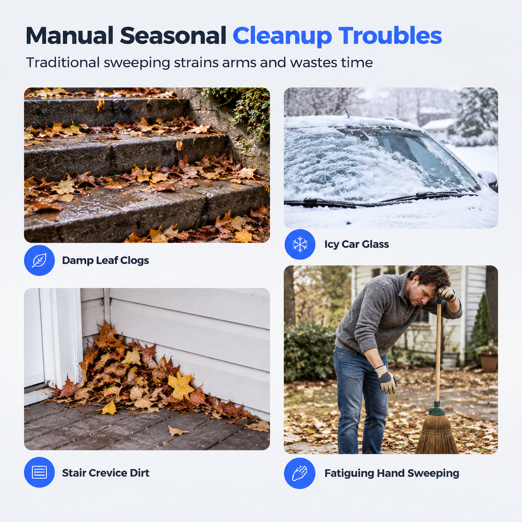 🥳2026 HOT SALE🥳💞50K+ SOLD! 🍂💨 50% OFF! Handheld Cordless Turbo Fan – 8W/11W high-speed airflow clears leaves, debris & powdery snow. Rechargeable & lightweight! 🛡️✅