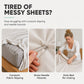🥳2026 HOT SALE🥳💞50K+ SOLD! 🛏️📌 50% OFF! Needle-Free Bedsheet Clips – 6 or 10 pack, durable ABS, grip edges without sharp pins. Keep sheets neatly in place! 🛡️✅