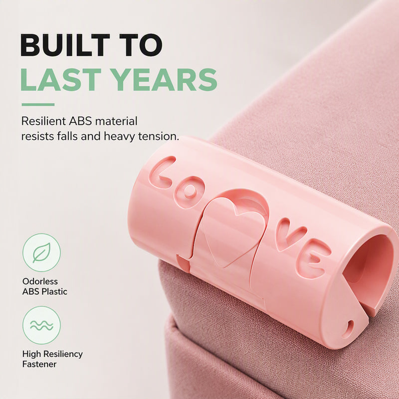 🥳2026 HOT SALE🥳💞50K+ SOLD! 🛏️📌 50% OFF! Needle-Free Bedsheet Clips – 6 or 10 pack, durable ABS, grip edges without sharp pins. Keep sheets neatly in place! 🛡️✅