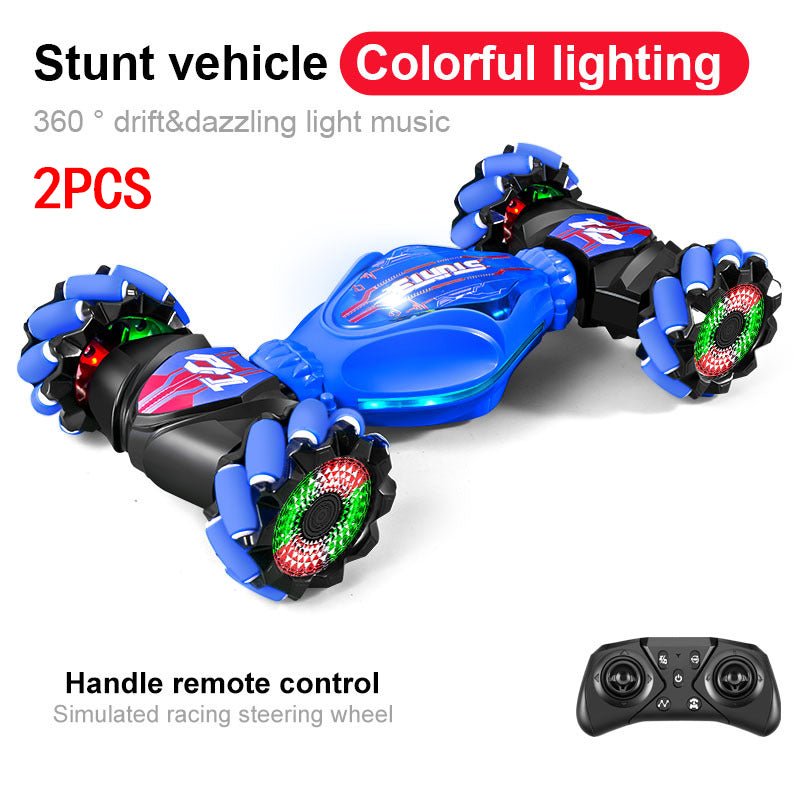 🥳2026 HOT SALE🥳💞50K+ SOLD! 🚗⌚ 50% OFF! Dual Remote Control Stunt Car – remote + gesture watch, 360° drifting, LED lights & music. 100m range, durable ABS. Fun for ages 6+! 🛡️✨