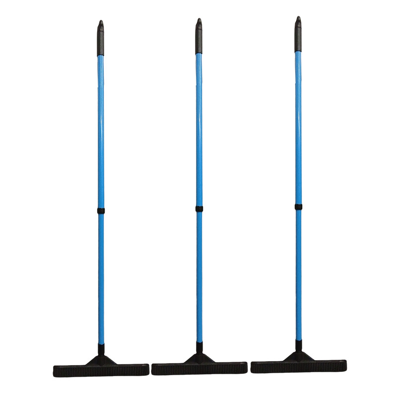 🥳2026 HOT SALE🥳💞50K+ SOLD! 🐾🧹 50% OFF! Pet Hair Removal Rubber Broom – static bristles lift hair from carpets & floors, telescopic handle 71-120cm, washable & multi-surface! 🛡️✅