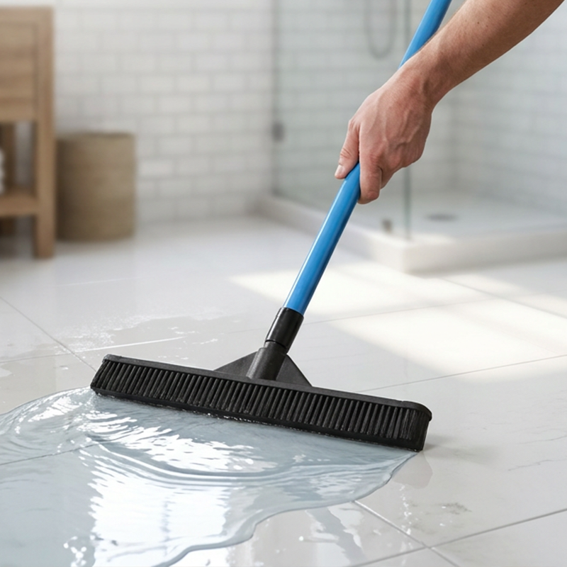 🥳2026 HOT SALE🥳💞50K+ SOLD! 🐾🧹 50% OFF! Pet Hair Removal Rubber Broom – static bristles lift hair from carpets & floors, telescopic handle 71-120cm, washable & multi-surface! 🛡️✅