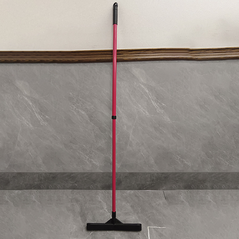 🥳2026 HOT SALE🥳💞50K+ SOLD! 🐾🧹 50% OFF! Pet Hair Removal Rubber Broom – static bristles lift hair from carpets & floors, telescopic handle 71-120cm, washable & multi-surface! 🛡️✅