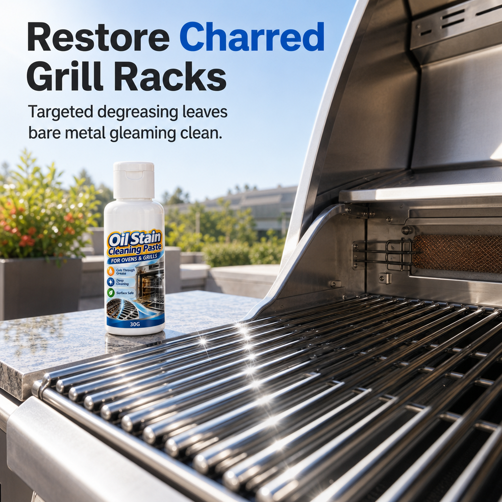 🥳2026 HOT SALE🥳💞50K+ SOLD! 🍳✨ 50% OFF! Multi-Purpose Kitchen Grease Cleaning Paste – clings to vertical oven walls, dissolves baked grease without scratching. Restores shine to grates & cooktops! 🛡️✅