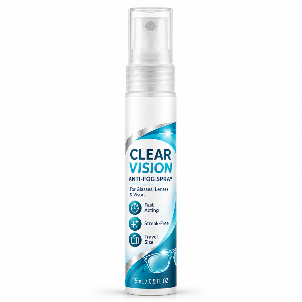 🥳2026 HOT SALE🥳💞50K+ SOLD! 👓✨ 50% OFF! Portable Glasses Anti-Fog Spray – instant clear vision, streak-free & long-lasting shield. Safe for coated lenses – ideal for masks, hot drinks & winter! 🛡️✅