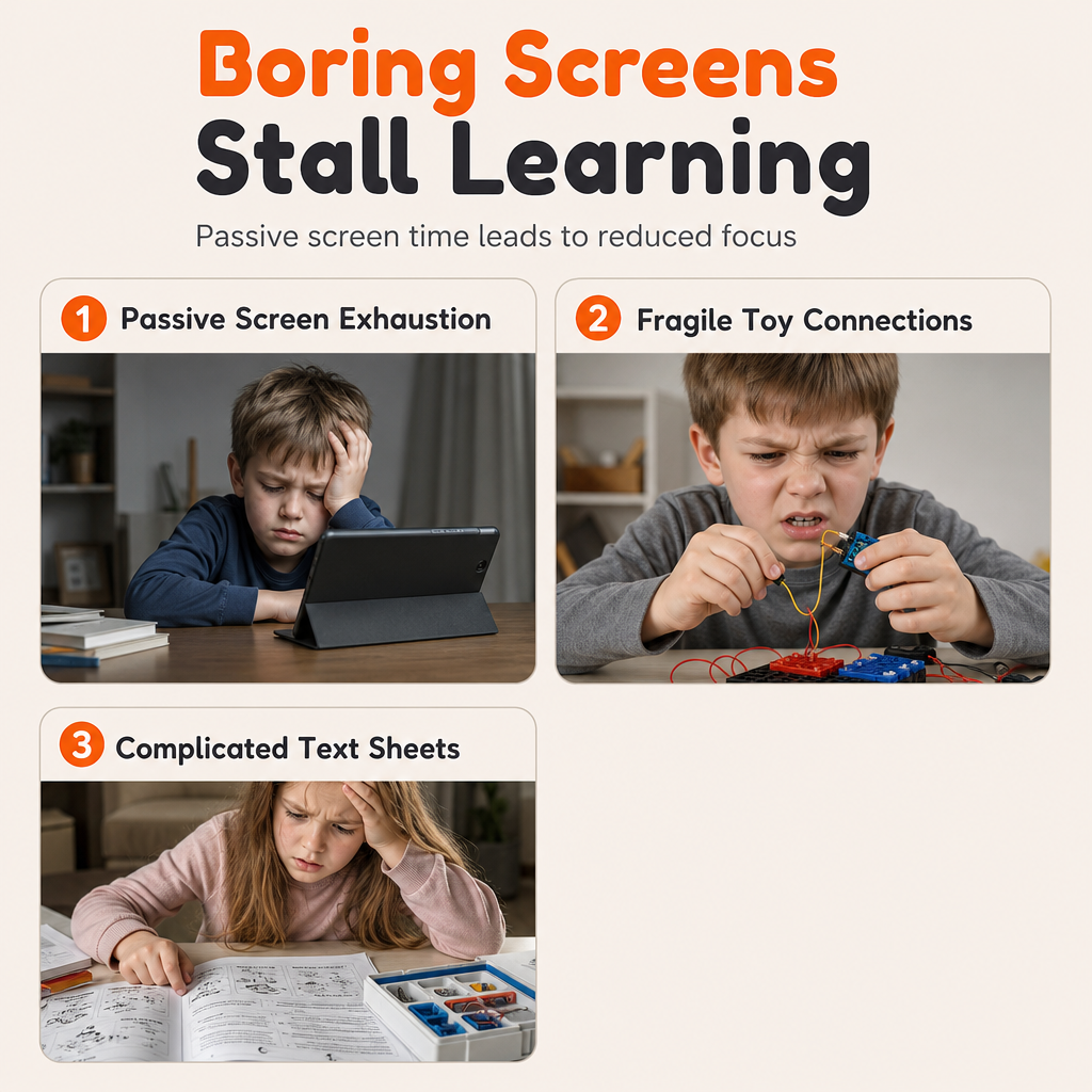 🥳2026 HOT SALE🥳💞50K+ SOLD! 🧩⚡ 50% OFF! Rechargeable STEM Circuit Maze Toy – hands-on logic challenges, safe insulated housing & interactive light rewards. Screen-free learning fun for kids! 🛡️👨‍👩‍👧