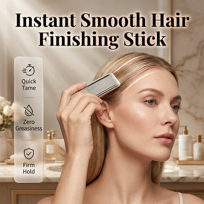 🥳2026 HOT SALE🥳💞50K+ SOLD! 💇✨ 50% OFF! Portable Hair Finishing Stick with Comb – built-in micro-comb & 15g solid wax tames flyaways fast, zero residue. Pocket-size touch-ups anywhere! 🛡️✅