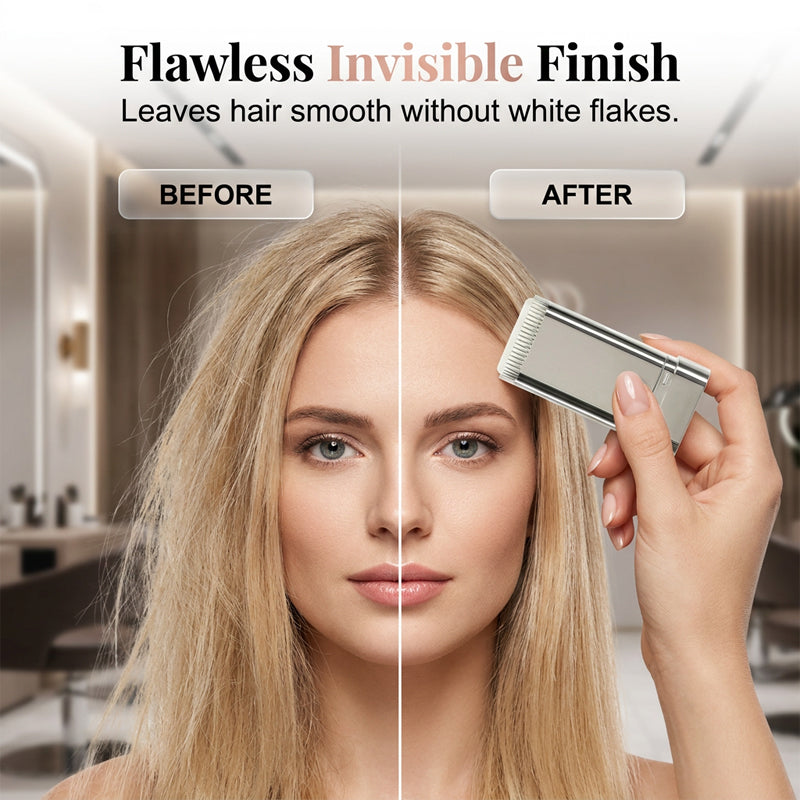 🥳2026 HOT SALE🥳💞50K+ SOLD! 💇✨ 50% OFF! Portable Hair Finishing Stick with Comb – built-in micro-comb & 15g solid wax tames flyaways fast, zero residue. Pocket-size touch-ups anywhere! 🛡️✅