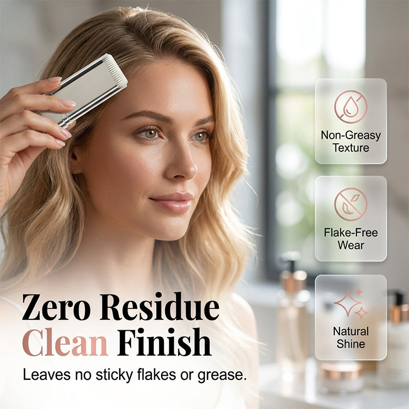 🥳2026 HOT SALE🥳💞50K+ SOLD! 💇✨ 50% OFF! Portable Hair Finishing Stick with Comb – built-in micro-comb & 15g solid wax tames flyaways fast, zero residue. Pocket-size touch-ups anywhere! 🛡️✅