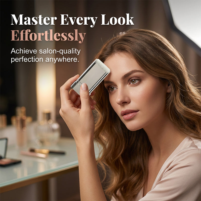 🥳2026 HOT SALE🥳💞50K+ SOLD! 💇✨ 50% OFF! Portable Hair Finishing Stick with Comb – built-in micro-comb & 15g solid wax tames flyaways fast, zero residue. Pocket-size touch-ups anywhere! 🛡️✅