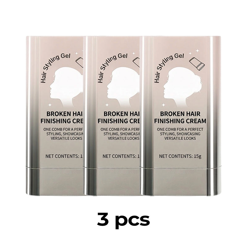 🥳2026 HOT SALE🥳💞50K+ SOLD! 💇✨ 50% OFF! Portable Hair Finishing Stick with Comb – built-in micro-comb & 15g solid wax tames flyaways fast, zero residue. Pocket-size touch-ups anywhere! 🛡️✅