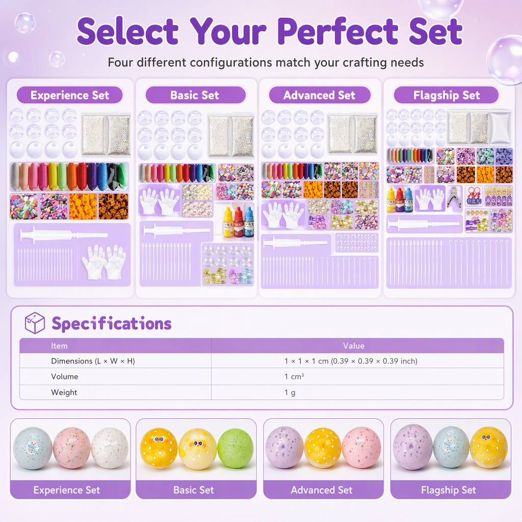 🥳2026 HOT SALE🥳💞50K+ SOLD! 🧪✨ 50% OFF! DIY Squeeze Ball Making Kit – mix colorful clay & sparkling fillers, leak-proof slow-rising fun. No-mess craft for kids! 🎨✅