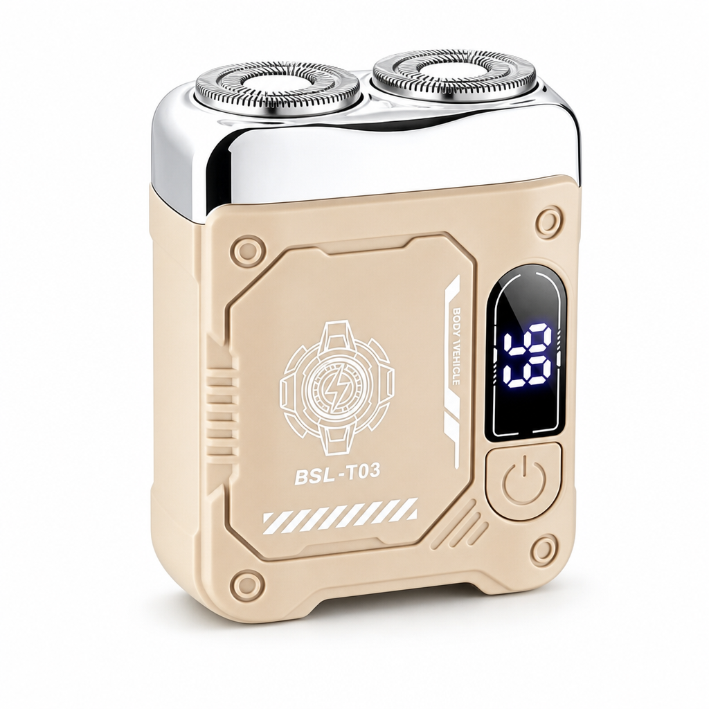 🥳2026 HOT SALE🥳💞50K+ SOLD! 🪒✨ 50% OFF! Mini Portable Electric Dual-Head Shaver – dual floating heads, wet & dry, LED battery display. Pocket-sized smooth shave anywhere! 🧔💪