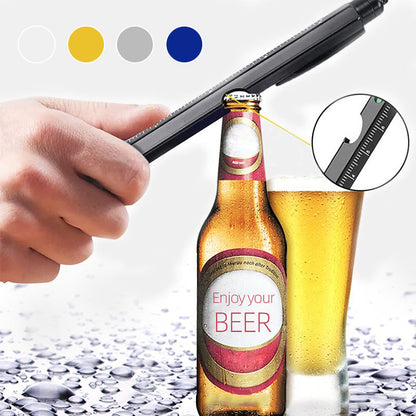 🥳2026 HOT SALE🥳💞50K+ SOLD! 🖊️🔧 50% OFF! 9-in-1 Outdoor Multi-Tool Pen – LED/laser light, screwdrivers, bottle opener, rulers & touchscreen cap. 304 stainless steel, portable clip! 🛡️💪