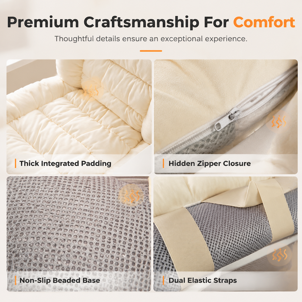 🥳2026 HOT SALE🥳💞50K+ SOLD! 🔥🪑 50% OFF! Winter Heated Seat Cushion with Backrest – dual-zone warmth, smart control, anti-slip & removable cover. Cosy office & study chair comfort! 🛡️✅
