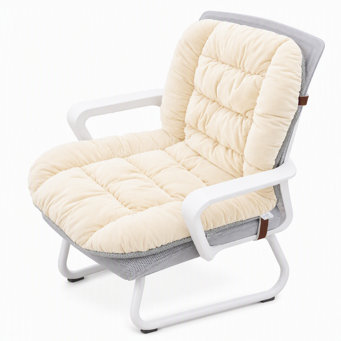 🥳2026 HOT SALE🥳💞50K+ SOLD! 🔥🪑 50% OFF! Winter Heated Seat Cushion with Backrest – dual-zone warmth, smart control, anti-slip & removable cover. Cosy office & study chair comfort! 🛡️✅