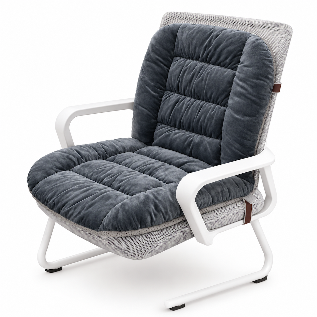 🥳2026 HOT SALE🥳💞50K+ SOLD! 🔥🪑 50% OFF! Winter Heated Seat Cushion with Backrest – dual-zone warmth, smart control, anti-slip & removable cover. Cosy office & study chair comfort! 🛡️✅