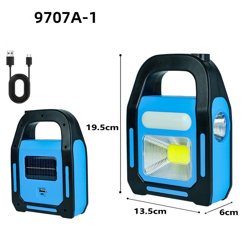 🥳2026 HOT SALE🥳💞50K+ SOLD! 💡☀️ 50% OFF! 3-in-1 Solar COB LED Work Light – front, auxiliary & side lights, solar/USB charging, IP44 waterproof. Perfect for camping, power cuts & DIY! 🛡️✅
