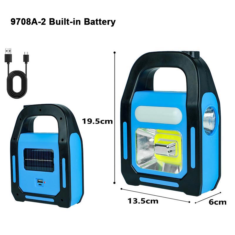 🥳2026 HOT SALE🥳💞50K+ SOLD! 💡☀️ 50% OFF! 3-in-1 Solar COB LED Work Light – front, auxiliary & side lights, solar/USB charging, IP44 waterproof. Perfect for camping, power cuts & DIY! 🛡️✅