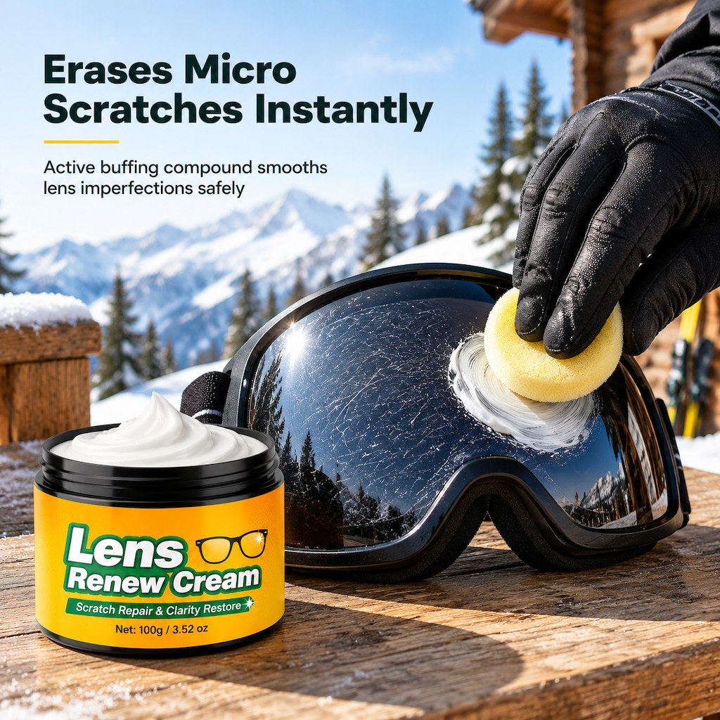 🥳2026 HOT SALE🥳💞50K+ SOLD! 👓✨ 50% OFF! Lens Scratch Repair Cream Set – instantly erases micro scratches & restores clear vision. Gentle polish protects coatings for glasses, goggles & visors! 🛡️✅
