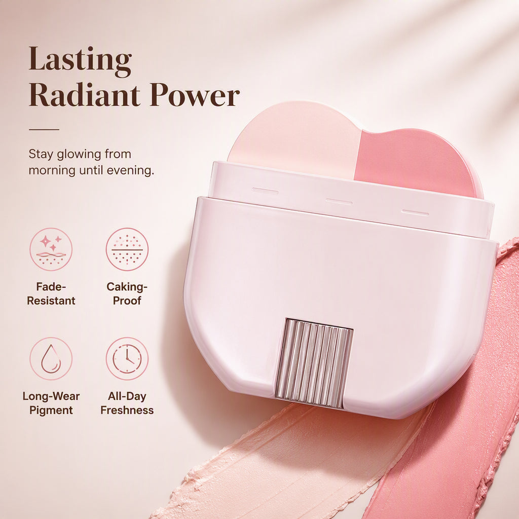 🥳2026 HOT SALE🥳💞50K+ SOLD! ✨💄 50% OFF! 2-in-1 Highlighter & Blush Stick – dual-tone sculpting in one stroke, seamless blend & long-lasting glow. Simplify your routine! 🛡️✅