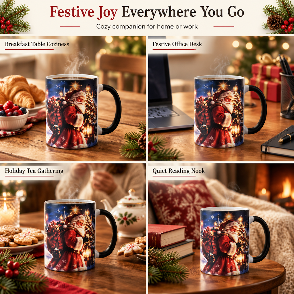 🥳2026 HOT SALE🥳💞50K+ SOLD! 🎅☕ 50% OFF! Heat-Activated Santa Mug – watch Santa magically appear with every hot sip! Thick ceramic & festive joy. Perfect Christmas gift! 🎁✨