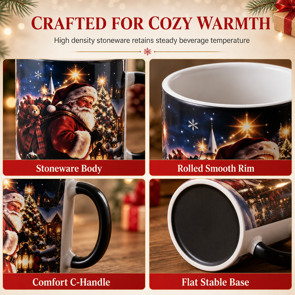 🥳2026 HOT SALE🥳💞50K+ SOLD! 🎅☕ 50% OFF! Heat-Activated Santa Mug – watch Santa magically appear with every hot sip! Thick ceramic & festive joy. Perfect Christmas gift! 🎁✨