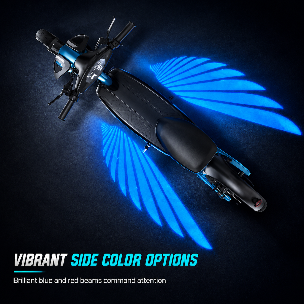 🥳2026 HOT SALE🥳💞50K+ SOLD! 🏍️✨ 50% OFF! Motorcycle LED Angel Wings Projection Lights – ultra-clear ground glow, wide safety warning area. Ride safer at night! 🛡️💪