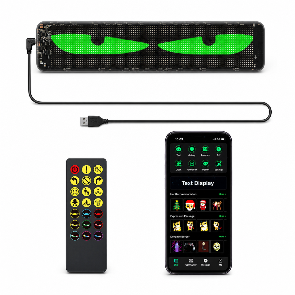 🥳2026 HOT SALE🥳💞50K+ SOLD! 🚗📟 50% OFF! Smart Full-Color LED Car Rear Window Display – Bluetooth app editing, high-brightness LED, IP65 waterproof. Custom messages on the go! 🛡️✨