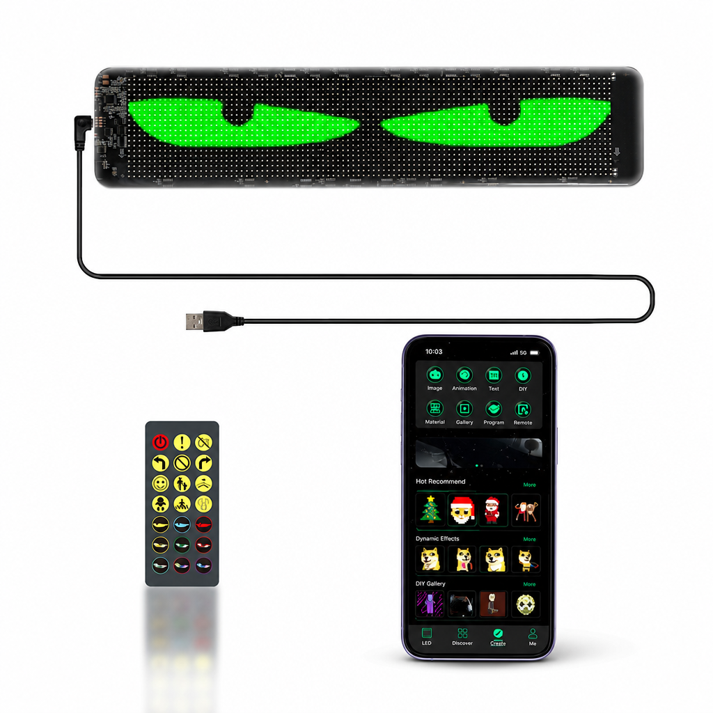 🥳2026 HOT SALE🥳💞50K+ SOLD! 🚗📟 50% OFF! Smart Full-Color LED Car Rear Window Display – Bluetooth app editing, high-brightness LED, IP65 waterproof. Custom messages on the go! 🛡️✨