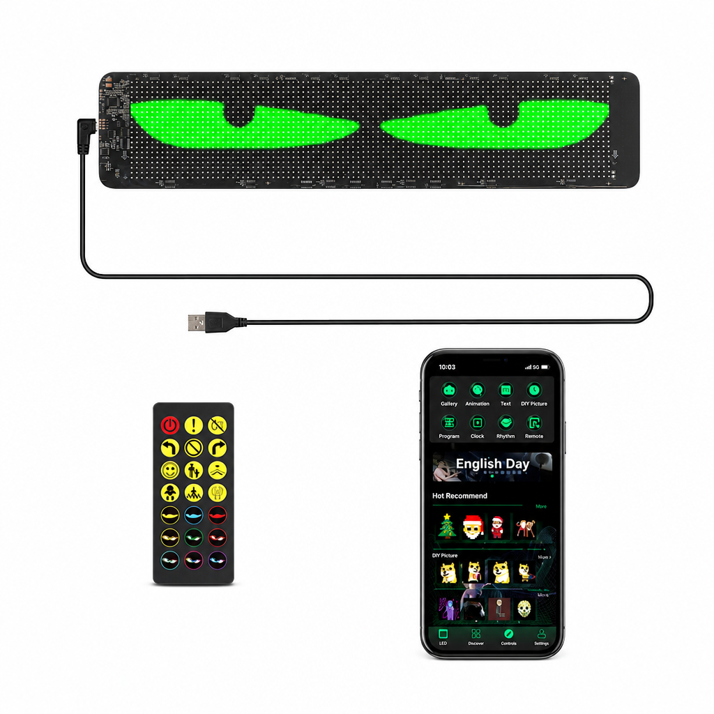 🥳2026 HOT SALE🥳💞50K+ SOLD! 🚗📟 50% OFF! Smart Full-Color LED Car Rear Window Display – Bluetooth app editing, high-brightness LED, IP65 waterproof. Custom messages on the go! 🛡️✨