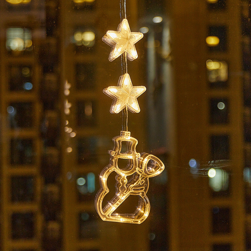 🥳2026 HOT SALE🥳💞50K+ SOLD! 🎄✨ 50% OFF! DIY Christmas Suction Window Lights – no drill, no residue, battery powered & reusable. Multiple festive shapes, warm or colourful glow! 🪟💚