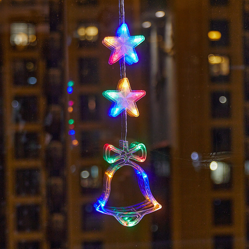 🥳2026 HOT SALE🥳💞50K+ SOLD! 🎄✨ 50% OFF! DIY Christmas Suction Window Lights – no drill, no residue, battery powered & reusable. Multiple festive shapes, warm or colourful glow! 🪟💚