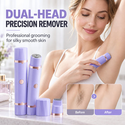 🥳2026 HOT SALE🥳💞50K+ SOLD! ✨🪒 50% OFF! Portable Electric Hair Remover – dual-head body & bikini trimmer, gentle foil mesh & sensitive-area guards. Smooth, painless grooming anywhere! 🛡️💚