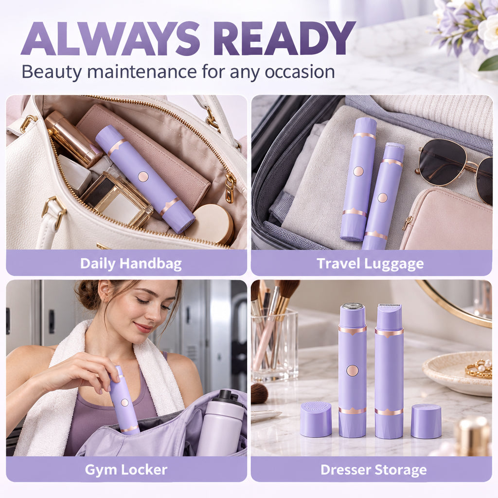 🥳2026 HOT SALE🥳💞50K+ SOLD! ✨🪒 50% OFF! Portable Electric Hair Remover – dual-head body & bikini trimmer, gentle foil mesh & sensitive-area guards. Smooth, painless grooming anywhere! 🛡️💚