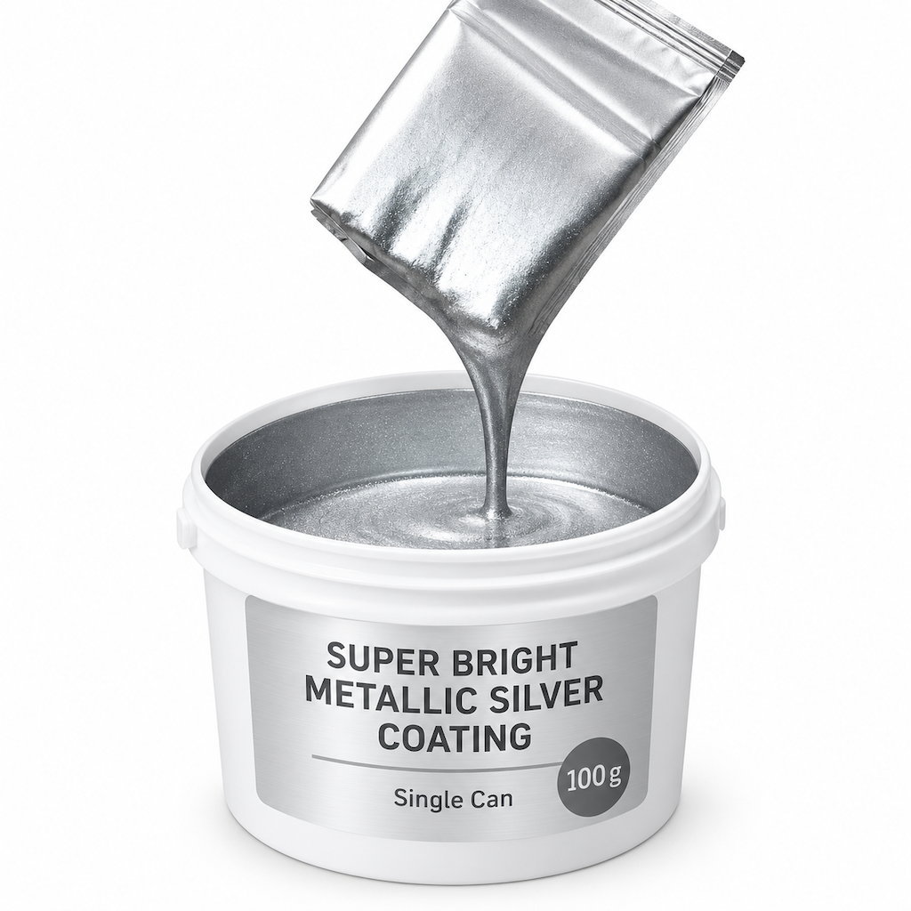 🥳2026 HOT SALE🥳💞50K+ SOLD! 🎨✨ 50% OFF! Water-Based Metallic Silver Paint – brush-on bright silver finish for metal, wood & craft renovation. Refresh dull surfaces with ease! 🛡️✅