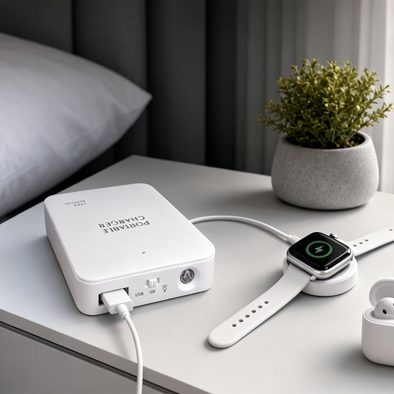 🥳2026 HOT SALE🥳💞50K+ SOLD! 🔋📱 50% OFF! AA-Battery Emergency Power Bank – powered by 4 standard AA batteries, pocket-sized & simple slide-switch control. Stay connected in any emergency! 🛡️✅
