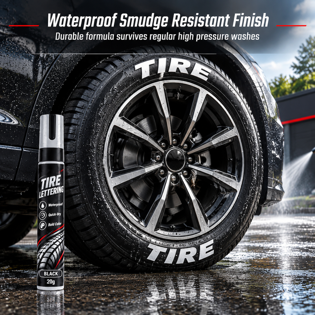🥳2026 HOT SALE🥳💞50K+ SOLD! 🚗✨ 50% OFF! Quick Drying Tire Marker – waterproof & smudge-resistant ink, instantly restores faded tires. Easy DIY upgrade for cars & bikes! 🛡️💪