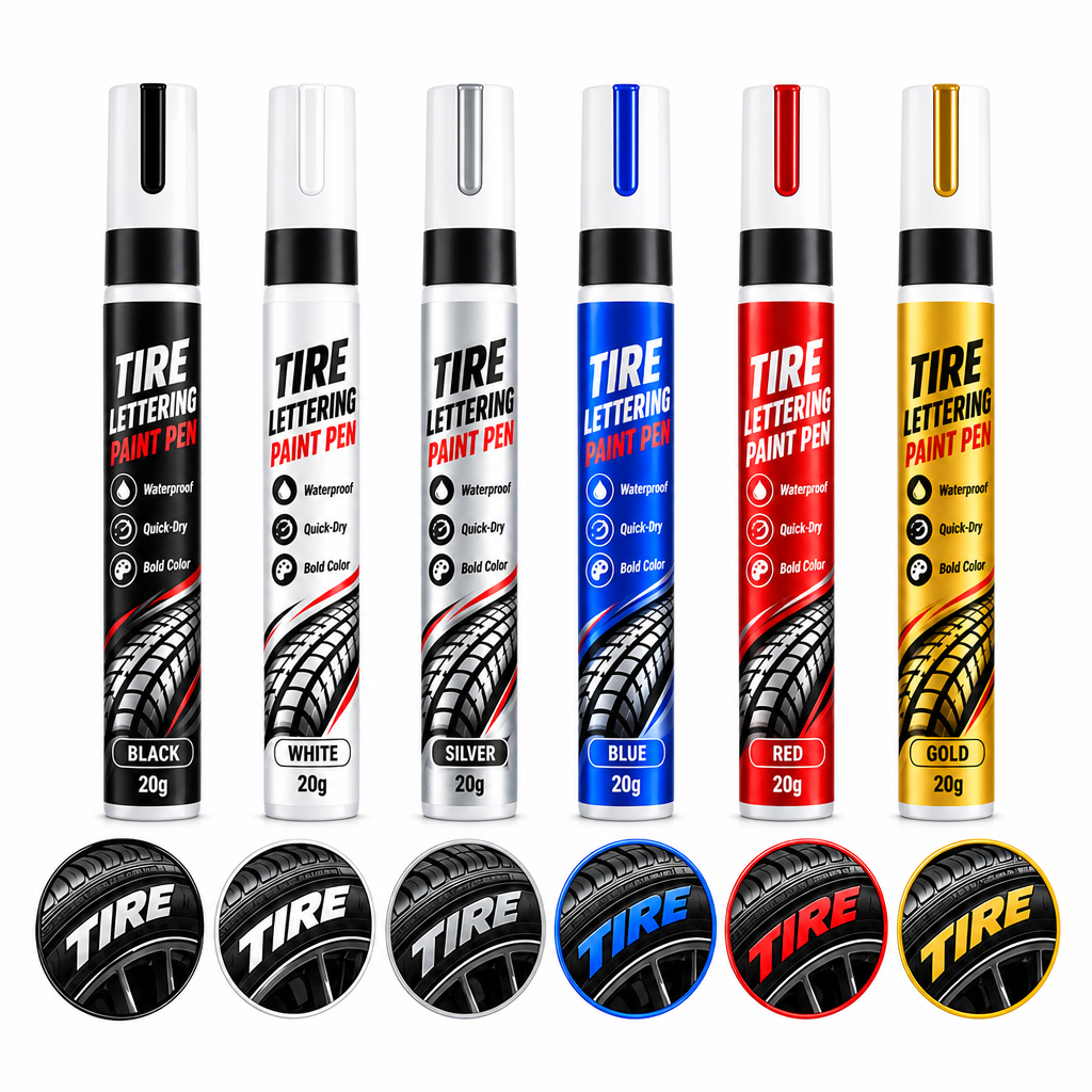 🥳2026 HOT SALE🥳💞50K+ SOLD! 🚗✨ 50% OFF! Quick Drying Tire Marker – waterproof & smudge-resistant ink, instantly restores faded tires. Easy DIY upgrade for cars & bikes! 🛡️💪