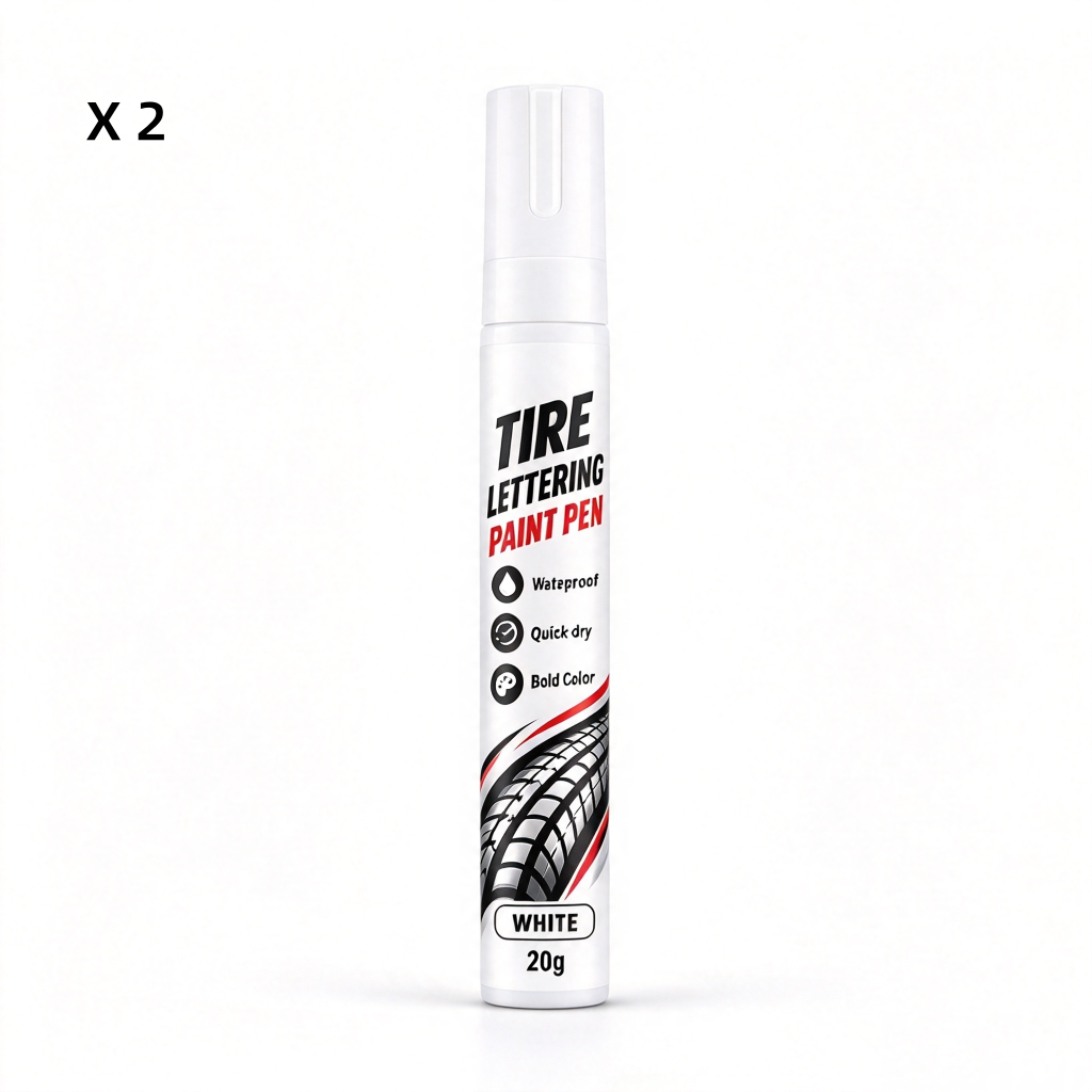 🥳2026 HOT SALE🥳💞50K+ SOLD! 🚗✨ 50% OFF! Quick Drying Tire Marker – waterproof & smudge-resistant ink, instantly restores faded tires. Easy DIY upgrade for cars & bikes! 🛡️💪
