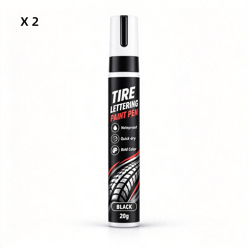 🥳2026 HOT SALE🥳💞50K+ SOLD! 🚗✨ 50% OFF! Quick Drying Tire Marker – waterproof & smudge-resistant ink, instantly restores faded tires. Easy DIY upgrade for cars & bikes! 🛡️💪