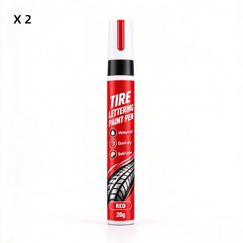 🥳2026 HOT SALE🥳💞50K+ SOLD! 🚗✨ 50% OFF! Quick Drying Tire Marker – waterproof & smudge-resistant ink, instantly restores faded tires. Easy DIY upgrade for cars & bikes! 🛡️💪